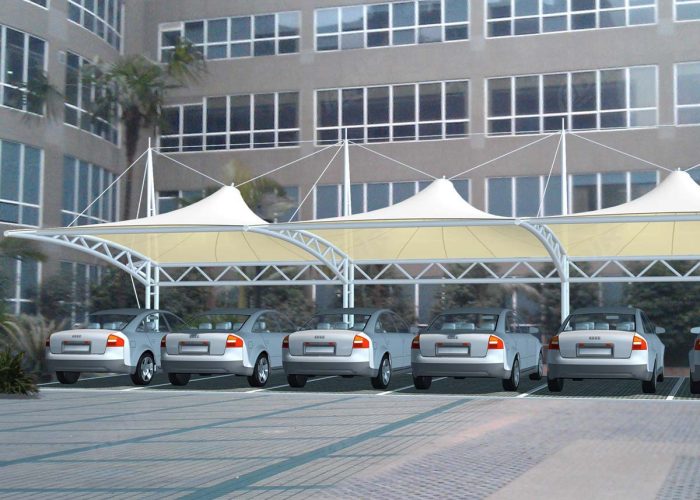 Cone Type Car Parking Shades Cone Type Car Parking Shades